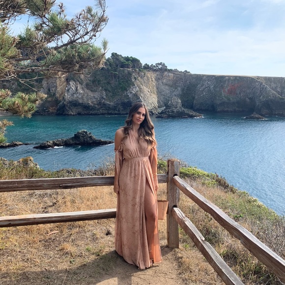 The Jetset Diaries Dresses & Skirts - The Jetset Diaries Sierra Maxi Blush Dress